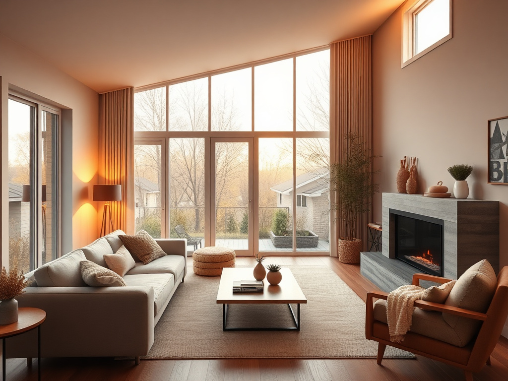 Energy-efficient insulated home interior